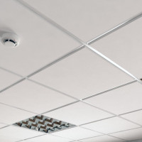 Потолок кассетный Cesal Tegular K45 3306 Белый Матовый Profi 595х595 мм