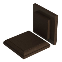 Крышка верхняя из ДПК Woodvex Select Венге 125х125 мм