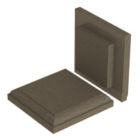 Крышка верхняя из ДПК Woodvex Select Кофе 125х125 мм