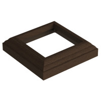 Крышка нижняя из ДПК Woodvex Select Венге 140х140 мм