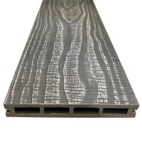 Террасная доска из ДПК Altay Decking Серый-75 6000х140х20 мм