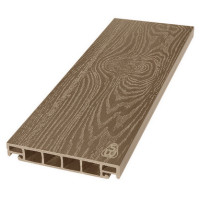 Террасная доска из ДПК Savewood 2D Salix Тик 6000х163х25 мм